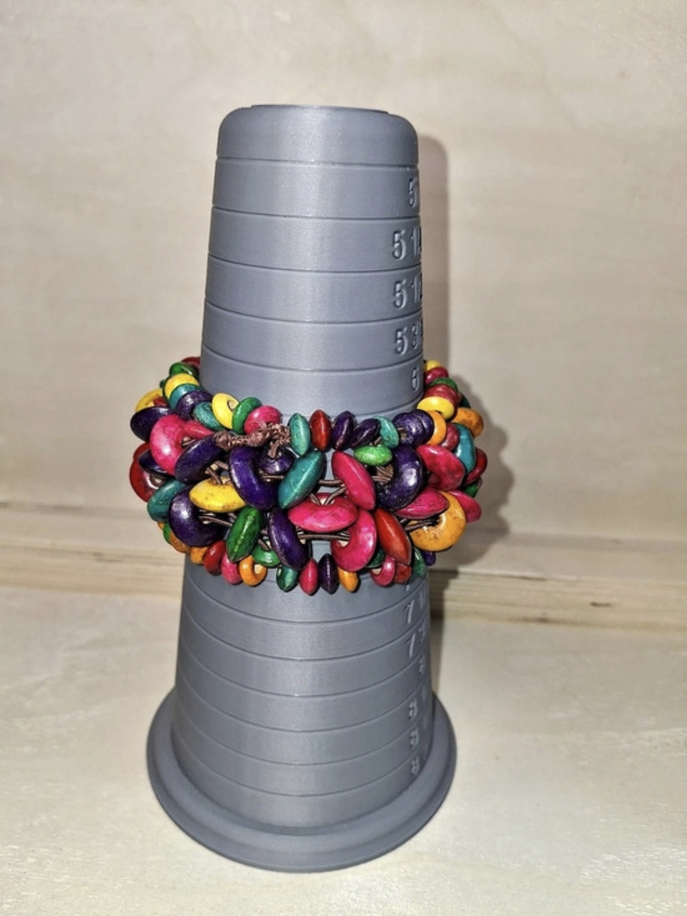 Multicolor Beaded Stretch Bracelet